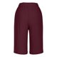 thumbnail image 5 of WILLBEST Pantalones Casuales para Mujer, Pantalones Cortos de Verano Cómodos, Uso Diario Versátil, Diseño de Color Sólido, Ajuste Relajado para Darle Estilo. Extra Chica, 5 of 6