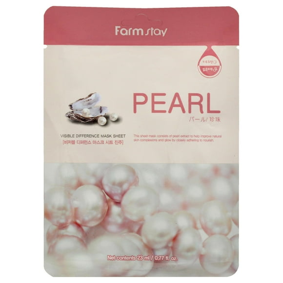 Mascarilla FARMSTAY Pearl Extract Clear Skin 10 unidades