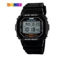 thumbnail image 1 of Reloj De Pulsera Digital Para Hombre Skmei 1134bk Color De La Correa Negro Color Del Bisel Negro Color Del Fondo Negro, 1 of 3