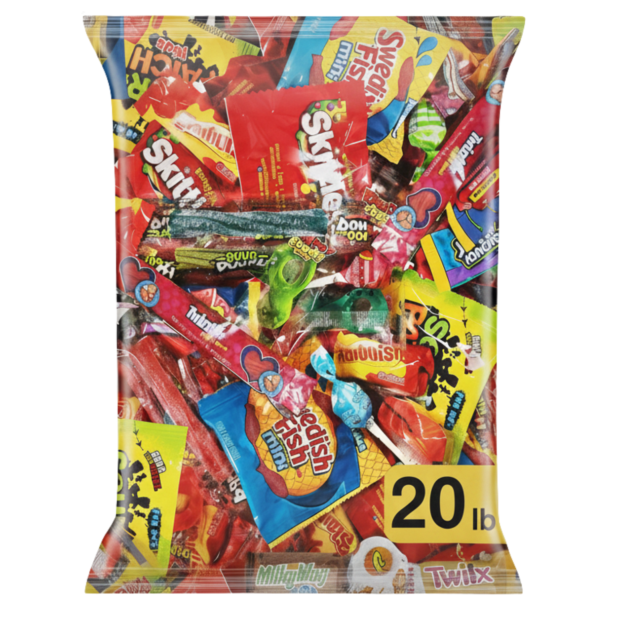 Ultimate Party Mix, Assorted Individually Wrapped Candy-20 pound