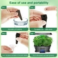thumbnail image 6 of 50pcs Grow Sponges Hydroponic Growing Kit Plant Seed Starter Pods Kit Replacement Grow Sponges Indoor Garden System for plastic basket of a size of 3.1 x 1.7 in, 6 of 9