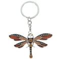 thumbnail image 1 of Miangastore Dragonfly Key Chain Animal Keychain Crerative Backpack Charm Car Key Chain for Women, 1 of 8