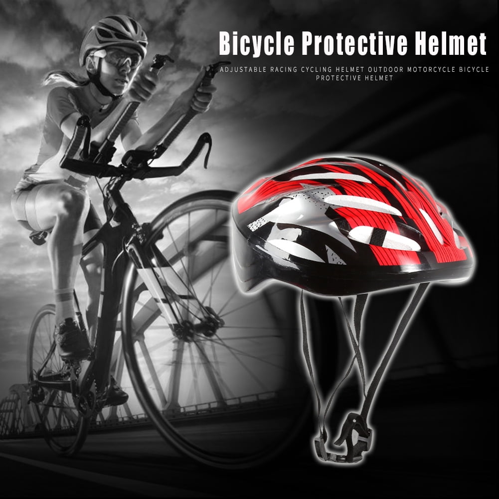 Adjustable Safety Racing Cycling Outdoor Motorcycle Bicycle Hollowed Helmet