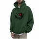 thumbnail image 2 of Sudadera con capucha para mujer, estampada, cuello redondo, manga larga, sudadera con capucha, camiseta, blusa, blusa de poliéster para hombre, 2 of 5