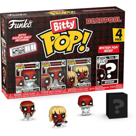Deadpool Sleepover Funko Bitty Pop! Mini-Figure 4-Pack