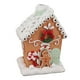 thumbnail image 2 of Casa de pan de jengibre de Navidad Decoración de mesa de casa de Navidad de resina exquisita clásica para regalo, 2 of 10