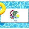 thumbnail image 2 of Slick Woody's Illinois State Flag Vinyl Pool Tattoo in Multi-Color, 2 of 3