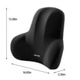 thumbnail image 3 of Seat Cushion and Lumbar Support Pillow for Office Chair, Car Seat Cushion Memory Foam Back Support Cushion for Lower Back Pain, Tailbone-Black&16.85*2.36*13.38inch, 3 of 8