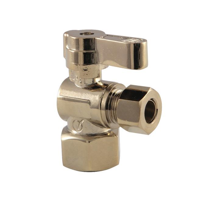 compression angle stop valve