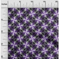 thumbnail image 2 of oneOone Polyester Spandex Purple Fabric Abstract Geometric Sewing Craft Projects Fabric Prints By Yard 56 Inch Wide, 2 of 4