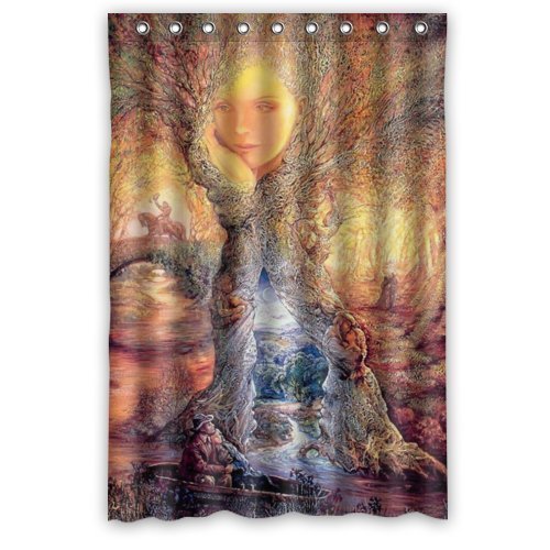 Cortina de ducha Impermeable ABPHQTO Diseño Fantástico Diosa 120x180 cm