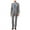 Grey - ltgrey, variant on Vince Camuto Mens 2 Piece Windowpane Formal Tuxedo, Grey, 44 Long / 37W x 40L