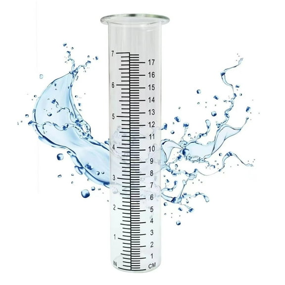 ACDNAC Rain Gauge,Bottom Stable Rain Gauge Outdoor,Durable and Long-lasting Rain Guage