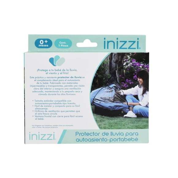 Protector de lluvia para Autoasiento Inizzi Negra