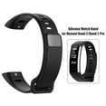 thumbnail image 1 of Correa de reloj de silicona para Huawei Band 2/Band 2 Pro/ERS-B19/ERS-B29 (negro), 1 of 7