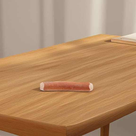 SKISUNO 1Pack Coffee Wood Dog Chew Stick for Medium to Large Dogs Teeth Cleaning Playtime 15.8X0.6X0.6in