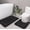 Dark Gray, variant on Softlife Bathroom Rug Sets 2 Pcs Absorbent Microfiber Washable Mats Dry Quickly Home Decor and Bath Room Accessories