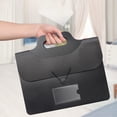 thumbnail image 2 of 13 Pockets Expanding File Folder With Handle A4/Letter Size Portable Accordian File Organizer Document Folder With Handle For School, 2 of 7