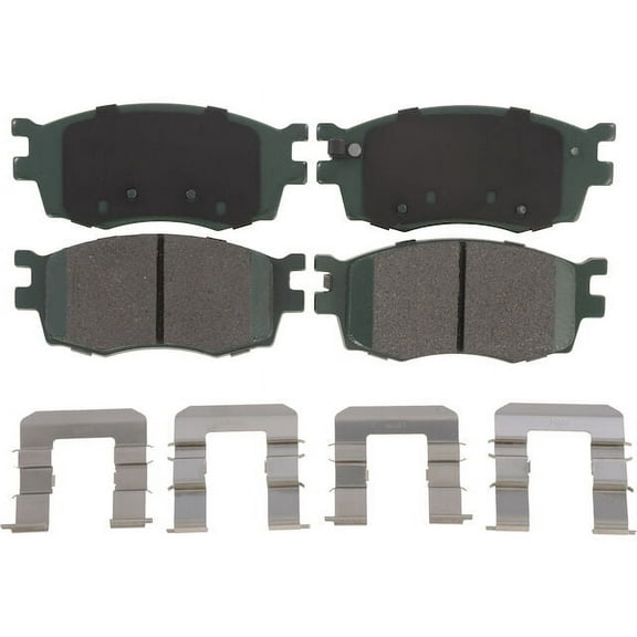 Front Brake Pad Set - Compatible with 2006 - 2011 Kia Rio 2007 2008 2009 2010