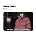 thumbnail image 1 of 1pc Watemelon Gold Coin Hunter Anime Cartoon Smile Matte Front Cover Sticker Film Skin for Metro Debit Credit Card, 1 of 7