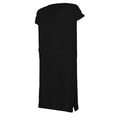 thumbnail image 3 of Mens V Neck Linen Robe Short Sleeve Kaftan Thobe Long Gown Saudi Arab Thobe Islamic Muslim Dubai Robe, 3 of 5