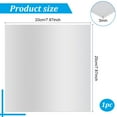 thumbnail image 2 of 1pc 7.8x7.8inch Aluminium Metal Sheet Square Heavy Duty Metal Aluminum Sheet Plate with Protective Film for Decoration Packaging Construction 3mm Thick, 2 of 6