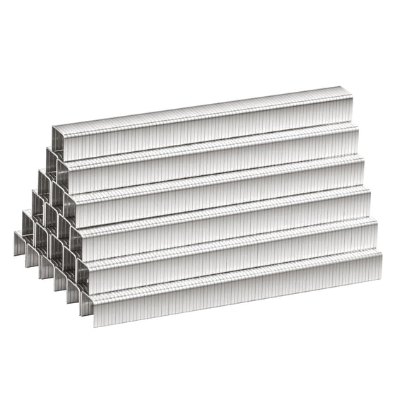 MEITE T-50 Staples 1/4 Inch 6mm Length Heavy-Duty Staples Galvanized 1512 Pieces