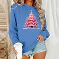 thumbnail image 2 of Jsaierl Christmas Fleece Sweatshirts for Women Plus Size Xmas Graphic Sweatshirt Oversized Pullover Sweater Tops Crewneck Tunic Long Sleeve Shirts Christmas Costume, 2 of 7