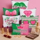 thumbnail image 4 of Bolsas de cosméticos Reginary, 12 unidades, rosa y verde, 23 x 17 cm, 4 of 6