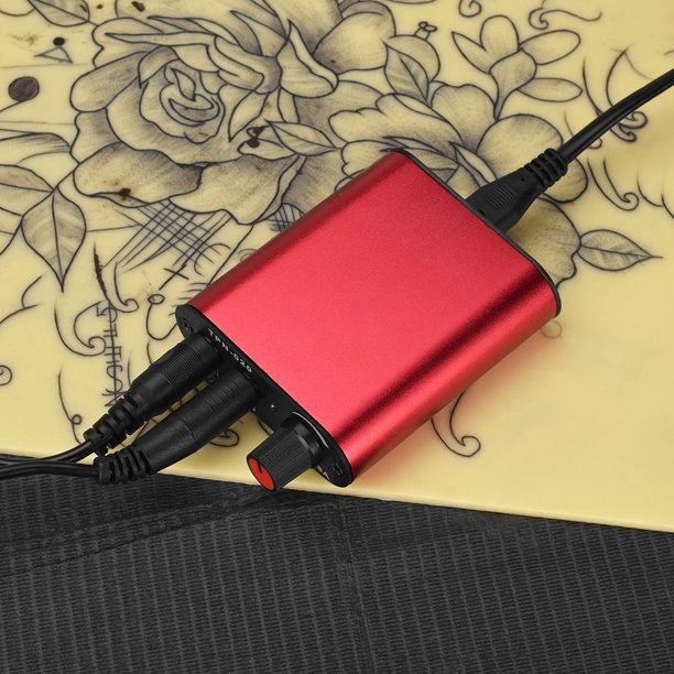 Fuente de alimentación del tatuaje Fuente de alimentación de tinta Aceros inoxidables para tatuadores para ametralladoras de bobina rotatoria
