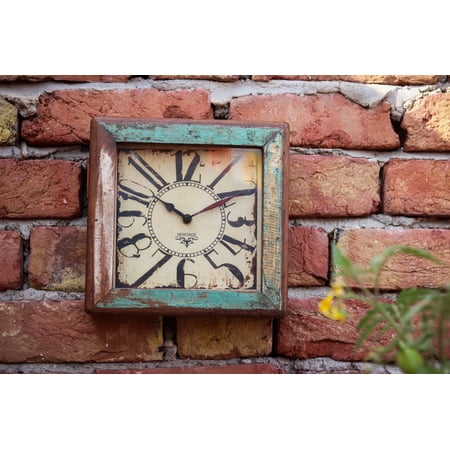 De Kulture Works Vintage Clock Collection 8.27 Quartz Contemporary Antique, Vintage Wall Clocks