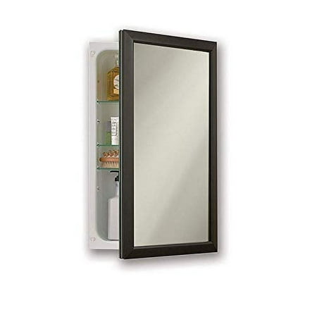 Jensen 625N244BZC Hampton Medicine Cabinet, Oil Rubbed Bronze, 15-Inch by 25-Inch