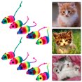 thumbnail image 3 of 10 Uds. para Gatos Con Ratón Falso Juguete Con Chirriador Mini Juguete para, 3 of 5