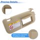 thumbnail image 5 of Parasol del lado derecho Unique Bargains para Toyota Corolla 2014-2018, sombra de protección frontal del lado derecho, reemplaza No.7431002K91, ensamblaje de parasol del automóvil beige, 5 of 7