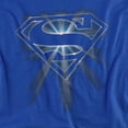 thumbnail image 2 of Superman Glowing Shield Women's T Shirt, Royal, Large, 2 of 6