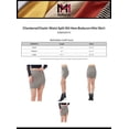 thumbnail image 2 of MixMatchy Women's Checkered Elastic Waist Split Slit Hem Bodycon Mini Skirt, 2 of 7
