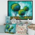 thumbnail image 2 of Designart 'Colourful Landscape Trees Impressionist II' Modern Framed Canvas Wall Art Print, 2 of 5