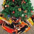 thumbnail image 3 of Falda para árbol de Navidad con forma de bola de dragón, suave y divertida, decoración navideña navideña de granja de 48", 3 of 4