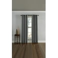 thumbnail image 2 of Curtainworks Lenox Grommet Standard Indoor Curtain Single Panel, 50"x 132", Gray, Adult, 2 of 7