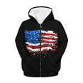 thumbnail image 5 of DISNIMO American Flag Hoodie Kids 4 of July Hoodie Girls Hoodies Zip Up Boys Sweatshirt Hoodie Sweatshirt for Girls Full Zip Hoodie Jacket Kids Hoodie Jackets Coat Hoodie Little Kids 6-7 Clothes, 5 of 7