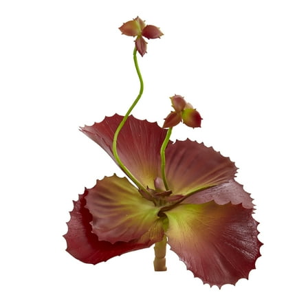 Nearly Natural 10in. Succulent Artificial Plant (Set of 12), Burgundy