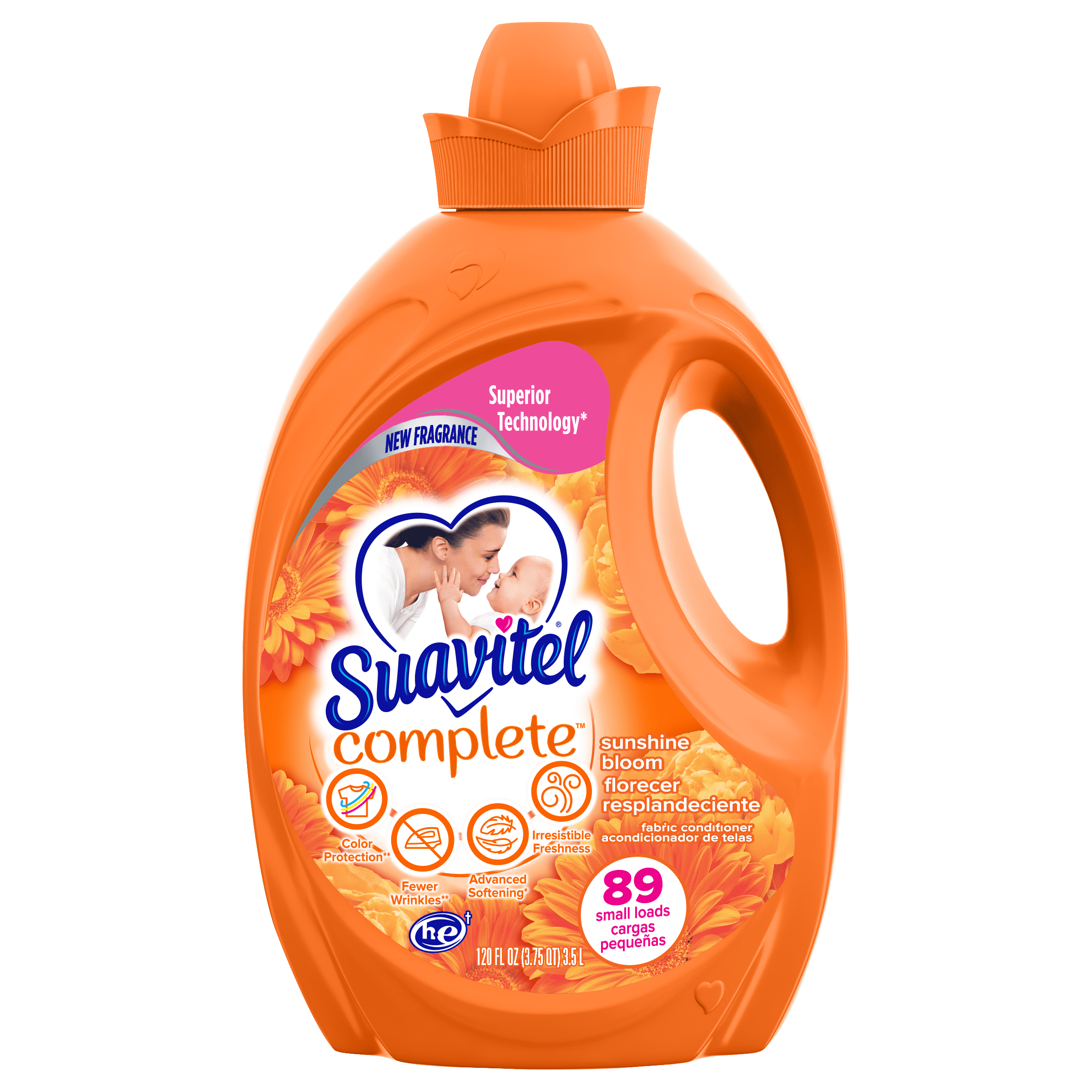 Suavitel Complete Fabric Softener, Sunshine Bloom 120 fluid ounce