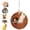 Brown, variant on Sugar Glider Woven Spherical Nest with Warm Liner for All Seasons Small Animal Bed Nest Hanging Hammock Bed Comfortable Fit Squirrel Sugar Glider Gerbil Rat Hamster Bird Parrot