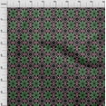 thumbnail image 4 of oneOone Viscose Chiffon Green Fabric Asian Tile Star Sewing Material Print Fabric By The Yard 42 Inch Wide, 4 of 4