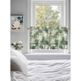 thumbnail image 3 of Sage Green Ombre 2 Panel Kitchen Curtains for Small Windows, Gradient Abstract Art Vintage Bathroom Tier Curtain, Short Window Treatment for Bedroom/Living Room 55"x24", 3 of 6