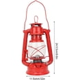 thumbnail image 2 of Linterna de aceite, linterna de huracán, linterna pequeña para granjero, linterna de huracán vintage, lámpara de aceite, linterna interior y exterior para colgar o mesa(rojo), 2 of 5