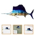 Metal Sailfish Wall Art Decor Tropical Swordfish Art Wall Decoration