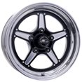 thumbnail image 1 of Street Lite Black Wheel 15X8 4.5IN BS, 1 of 1