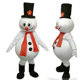 thumbnail image 3 of Nuevo disfraz de mascota de muñeco de nieve de Papá Noel para Halloween o Navidad para adultos, disfraz de mascota de dibujos animados elegante, disfraz de mascota de peluche, 3 of 3