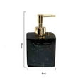 thumbnail image 2 of Dispensador de jabón for hotel, botella de loción, botella de plástico for baño doméstico, color blanco y negro, 400 ml, 2 of 7